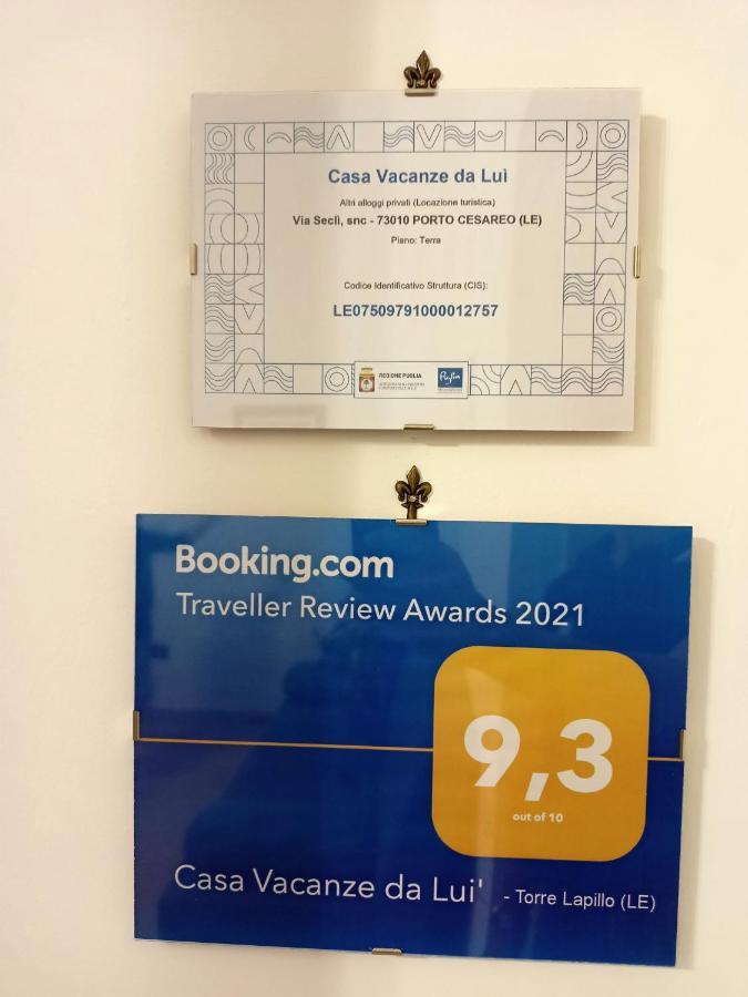 Casa Vacanze Da Lui' Torre Lapillo Εξωτερικό φωτογραφία